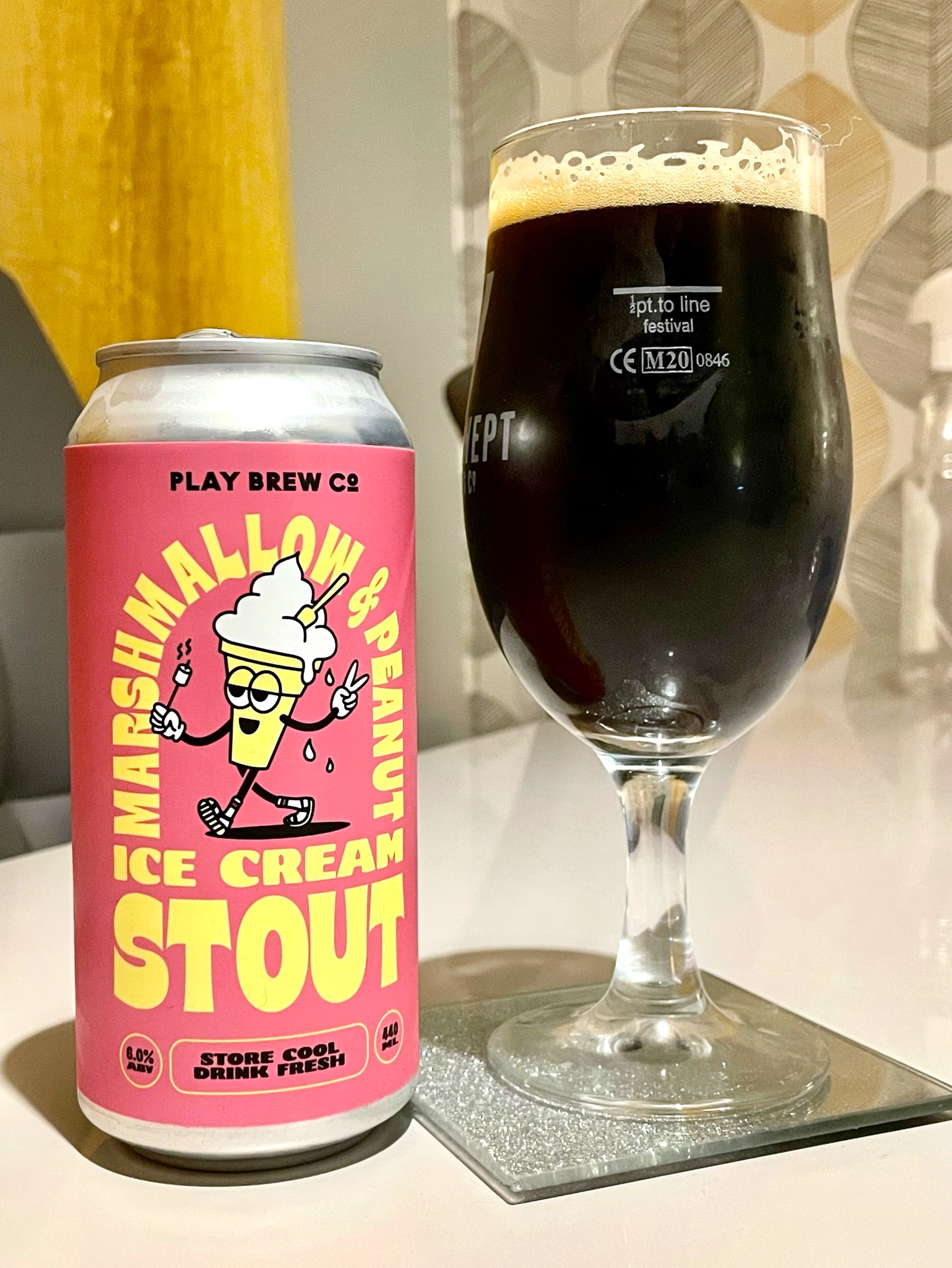 Marshmallow & Peanut Ice Cream Stout, England