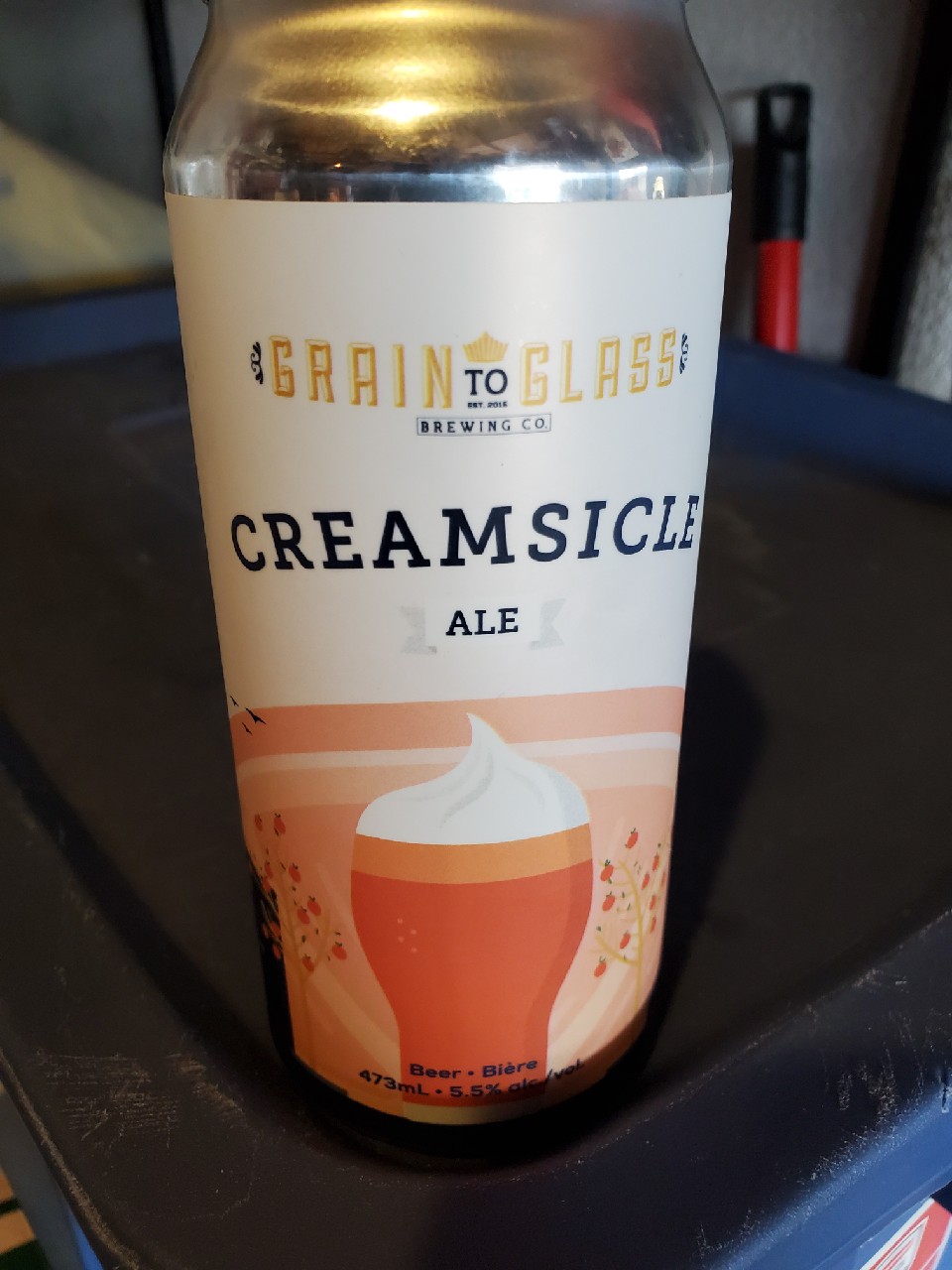 Creamsicle, grain to glass