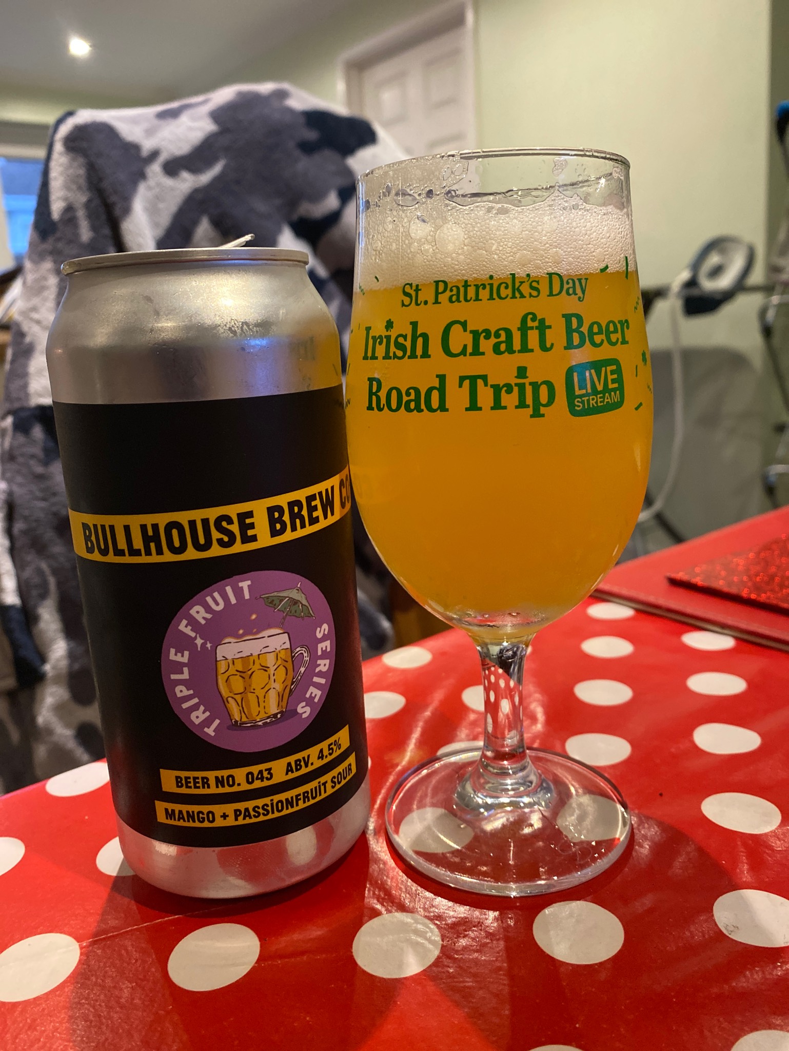 Beer No. 43 Mango + Passionfruit sour, Northern Ireland