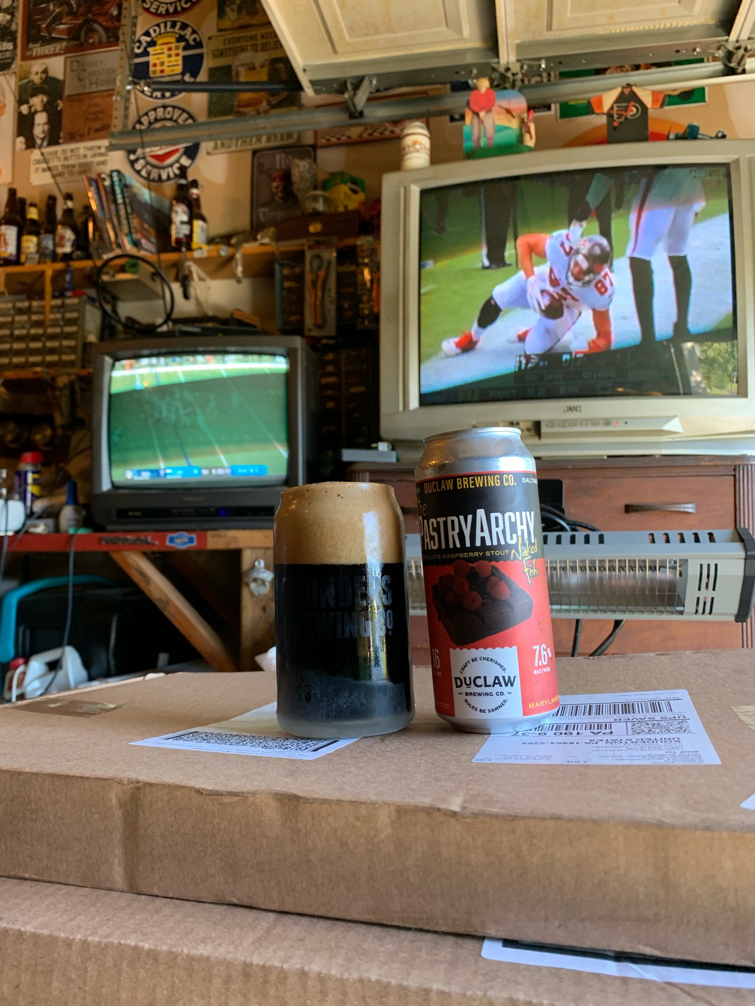 The PastryArchy Naked Fish Chocolate Raspberry Stout, United States