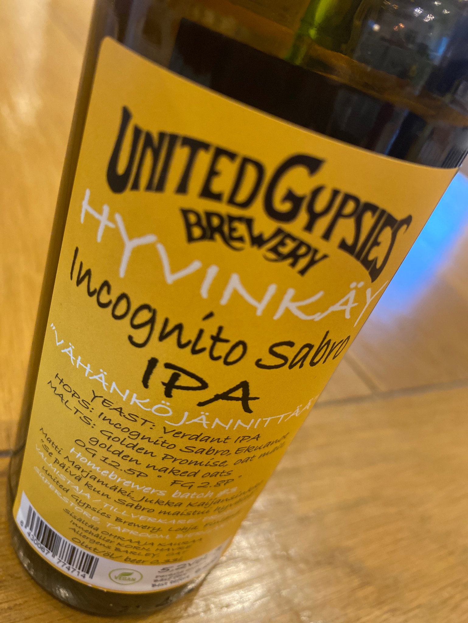 Hyvinkäy - Incognito IPA, Finland