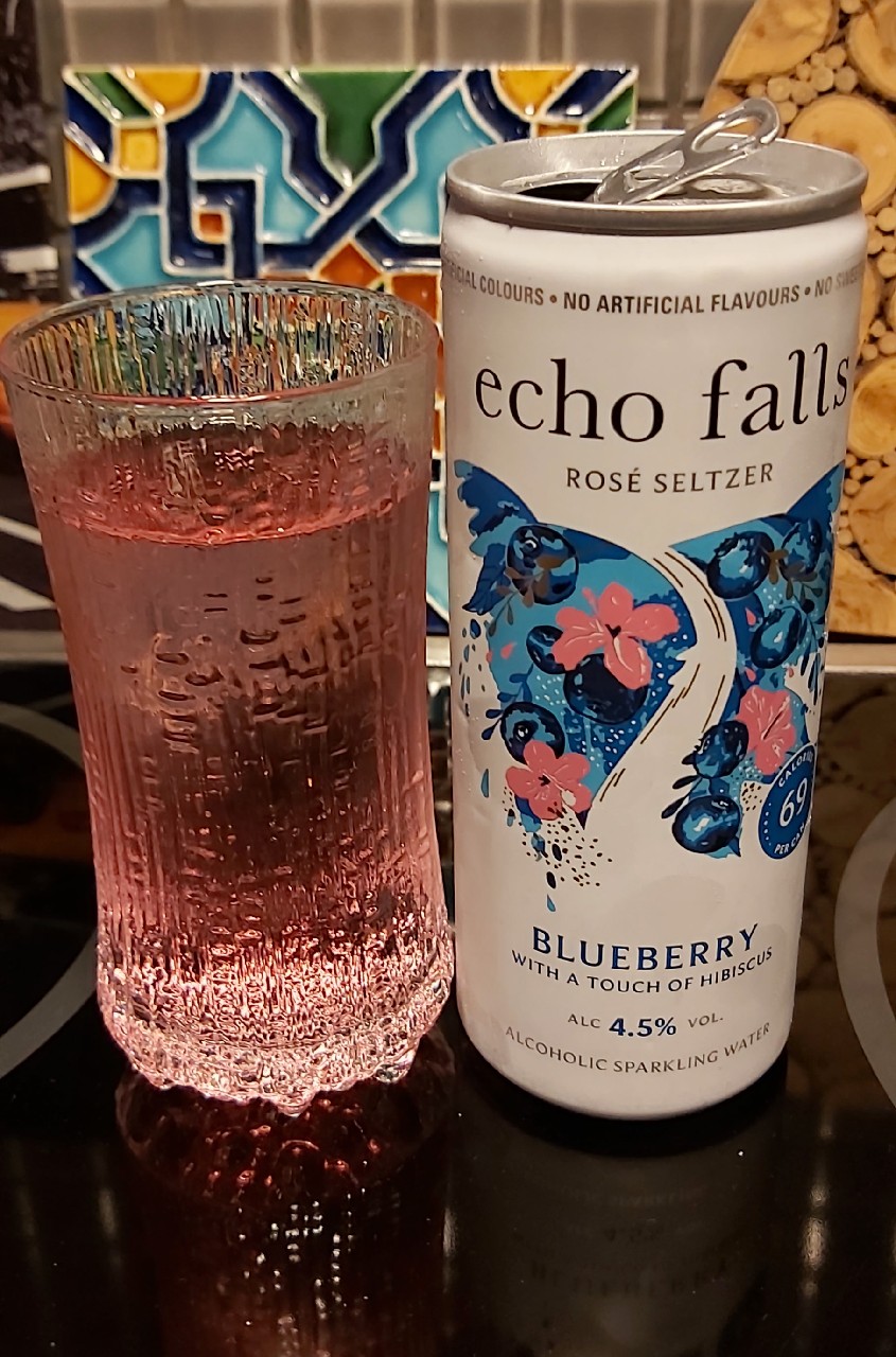 Echo Falls Rosé Seltzer Blueberry, England