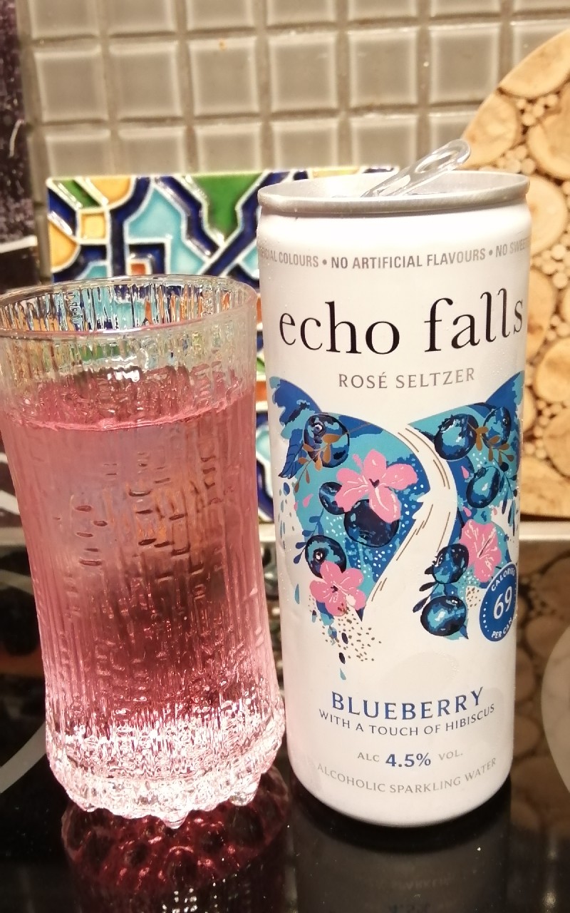 Echo Falls Rosé Seltzer Blueberry, England