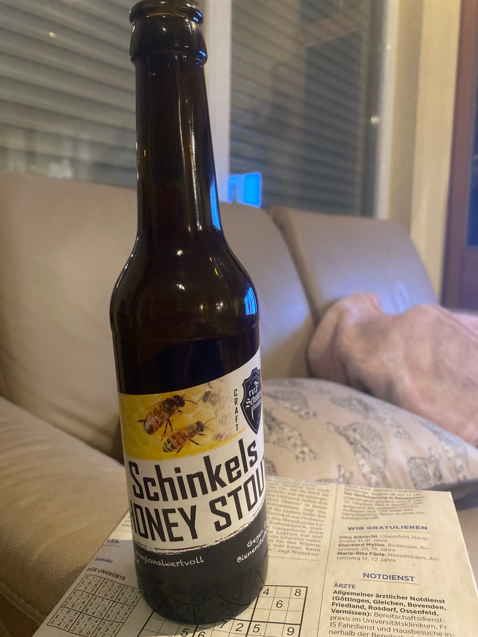 Schinkels - craftBEE Honey Stout, Germany