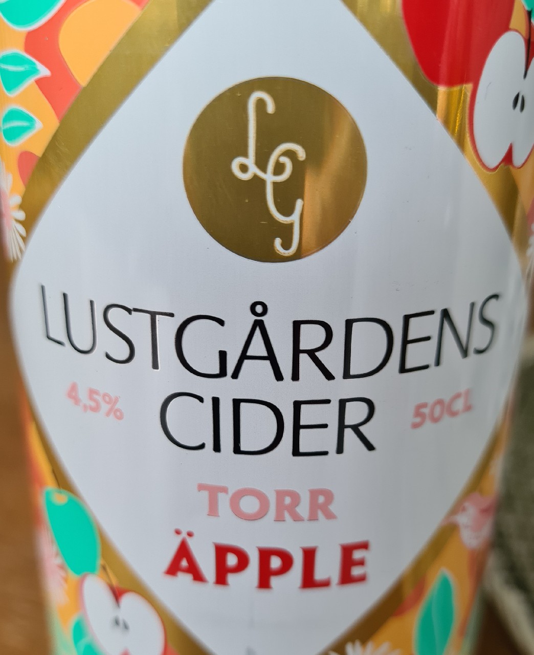 Lustgårdens Cider Torr Äpple, Sweden