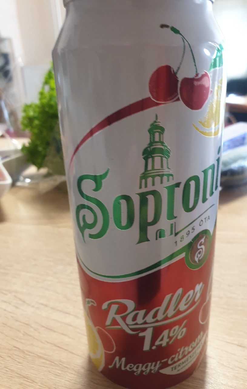 Soproni Radler 1.4% Meggy-Citrom, Hungary