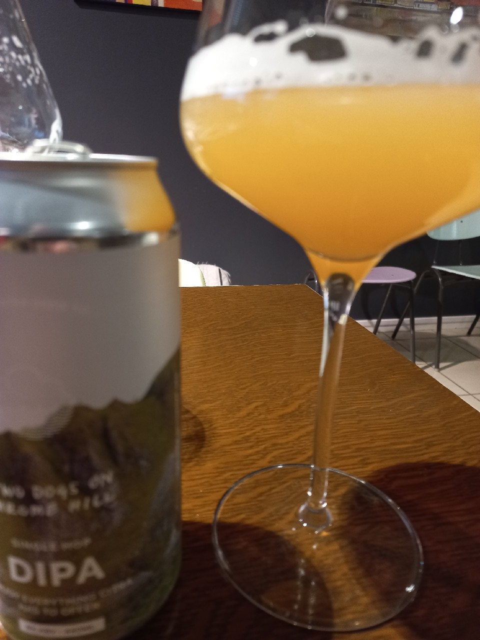 Two Dogs On Chrome Hill, England