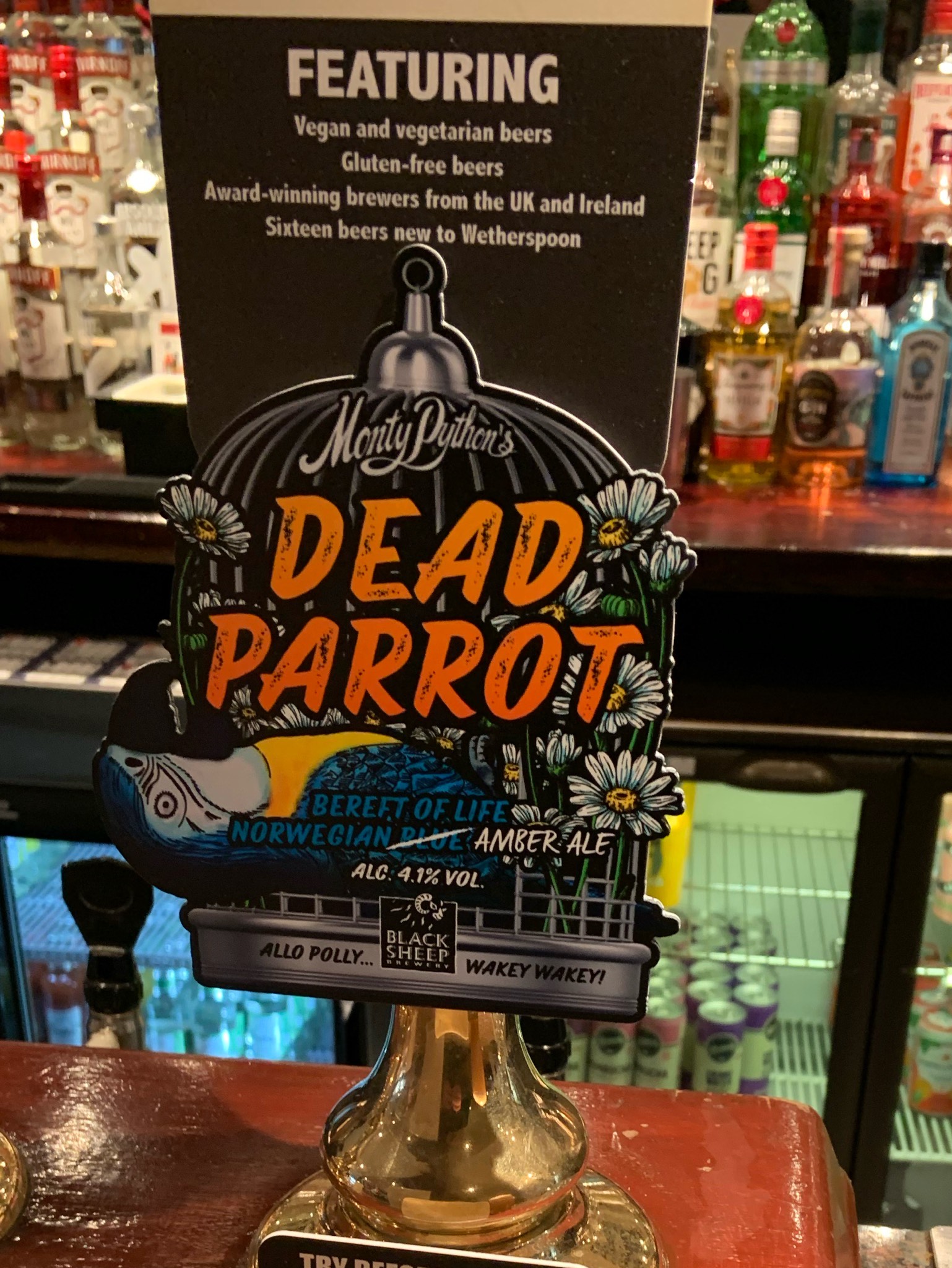 Monty Python's Dead Parrot, England