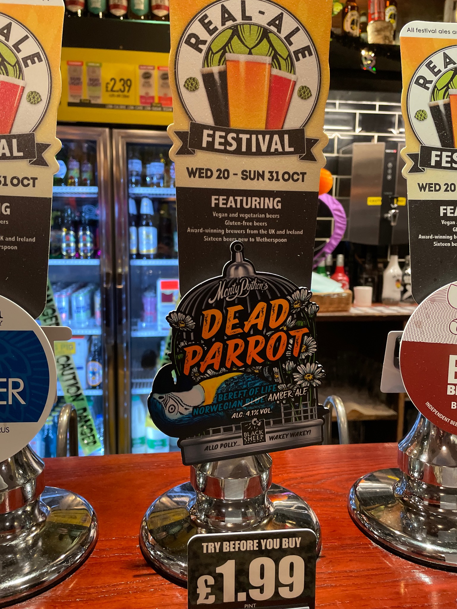 Monty Python's Dead Parrot, England