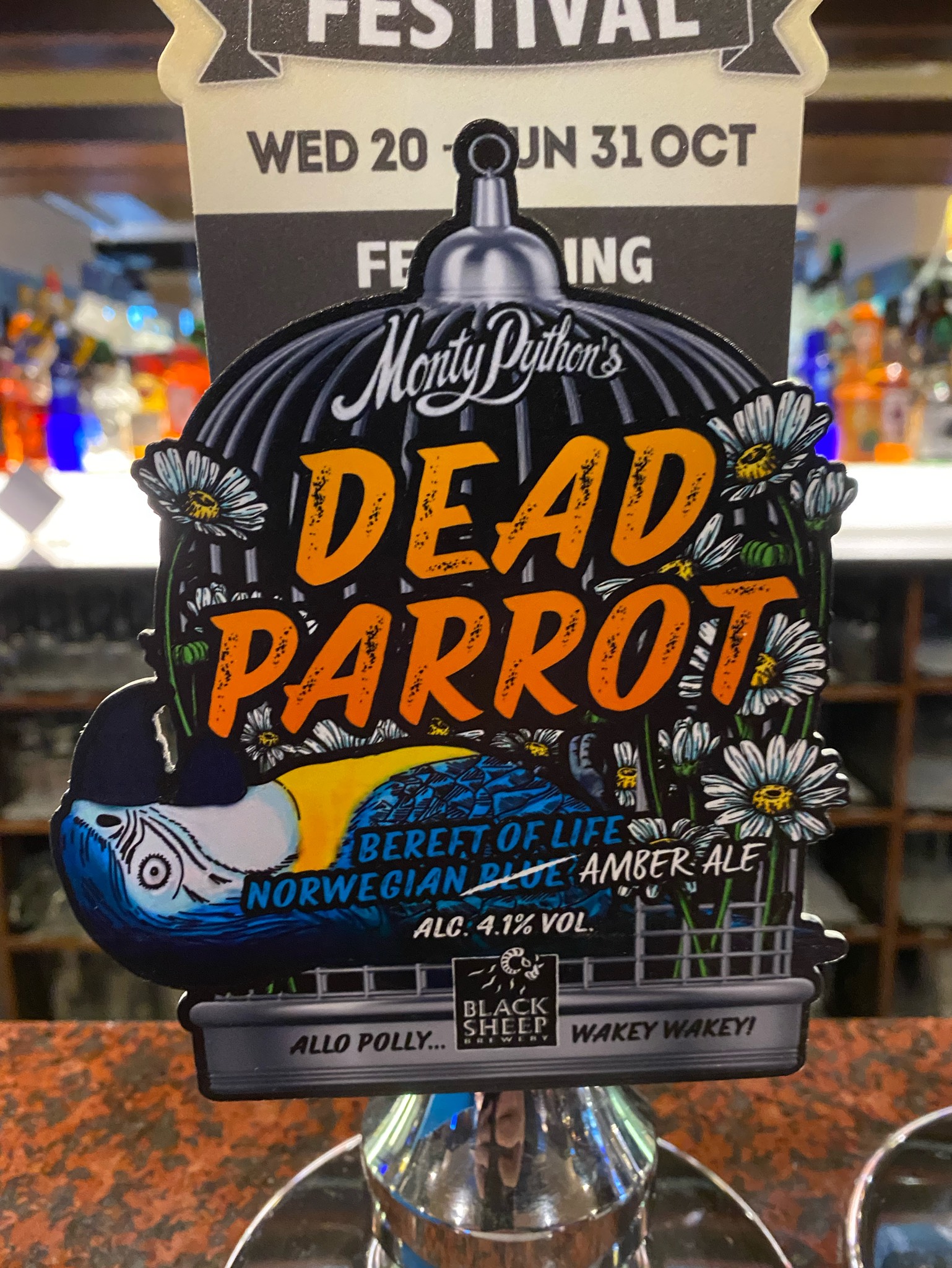 Monty Python's Dead Parrot, England