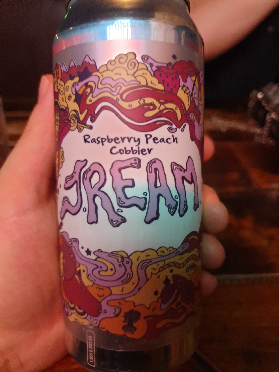 J.R.E.A.M. Raspberry Peach Cobbler, United States