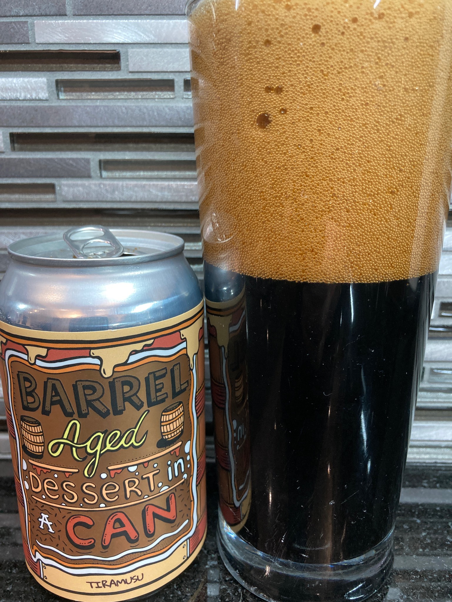 Barrel Aged Dessert In A Can - Tiramisu, Norway