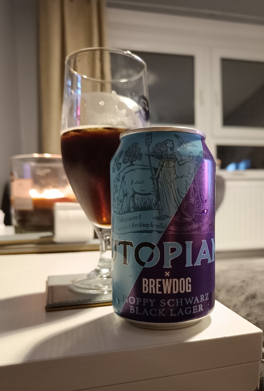 Hoppy Schwarz Black Lager, England