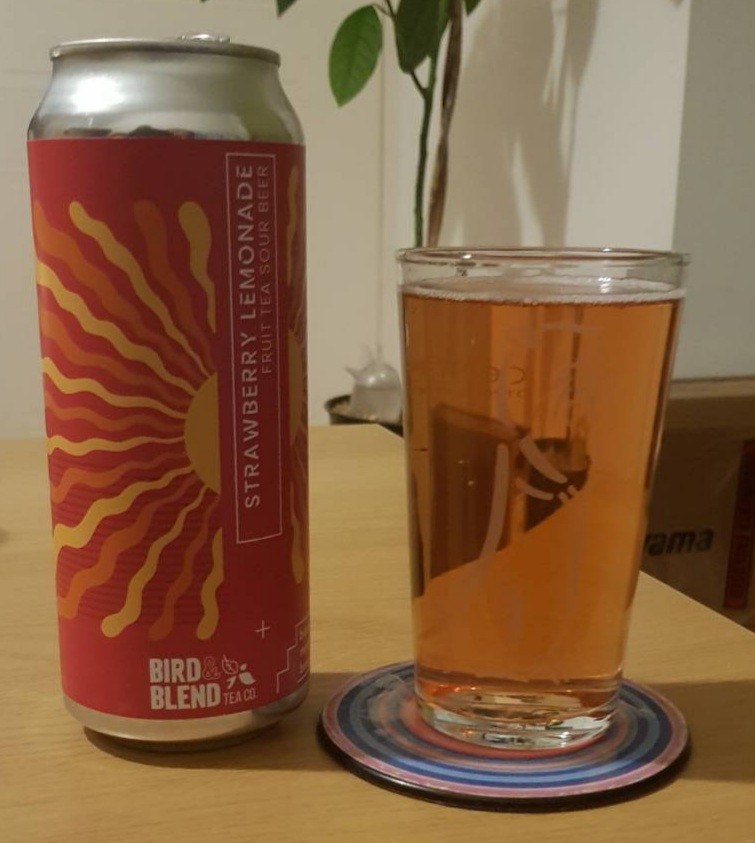 Strawberry Lemonade, Bird & Blend with Basement Beer