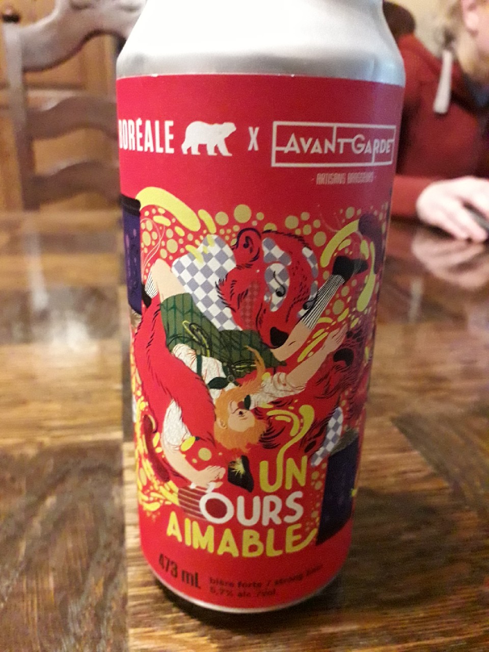 Un ours aimable, Canada