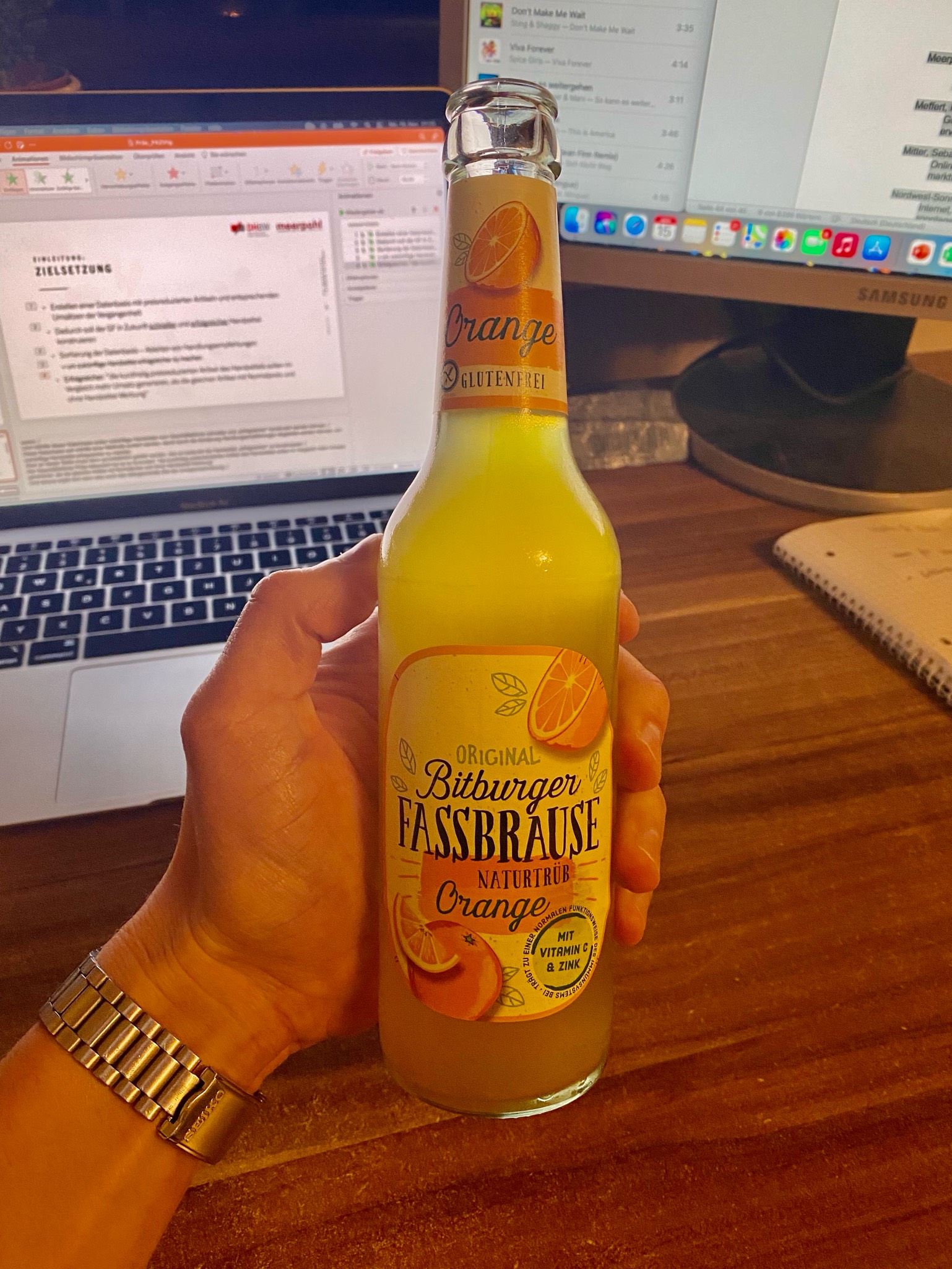 Bitburger Fassbrause Naturtrüb Orange, Germany