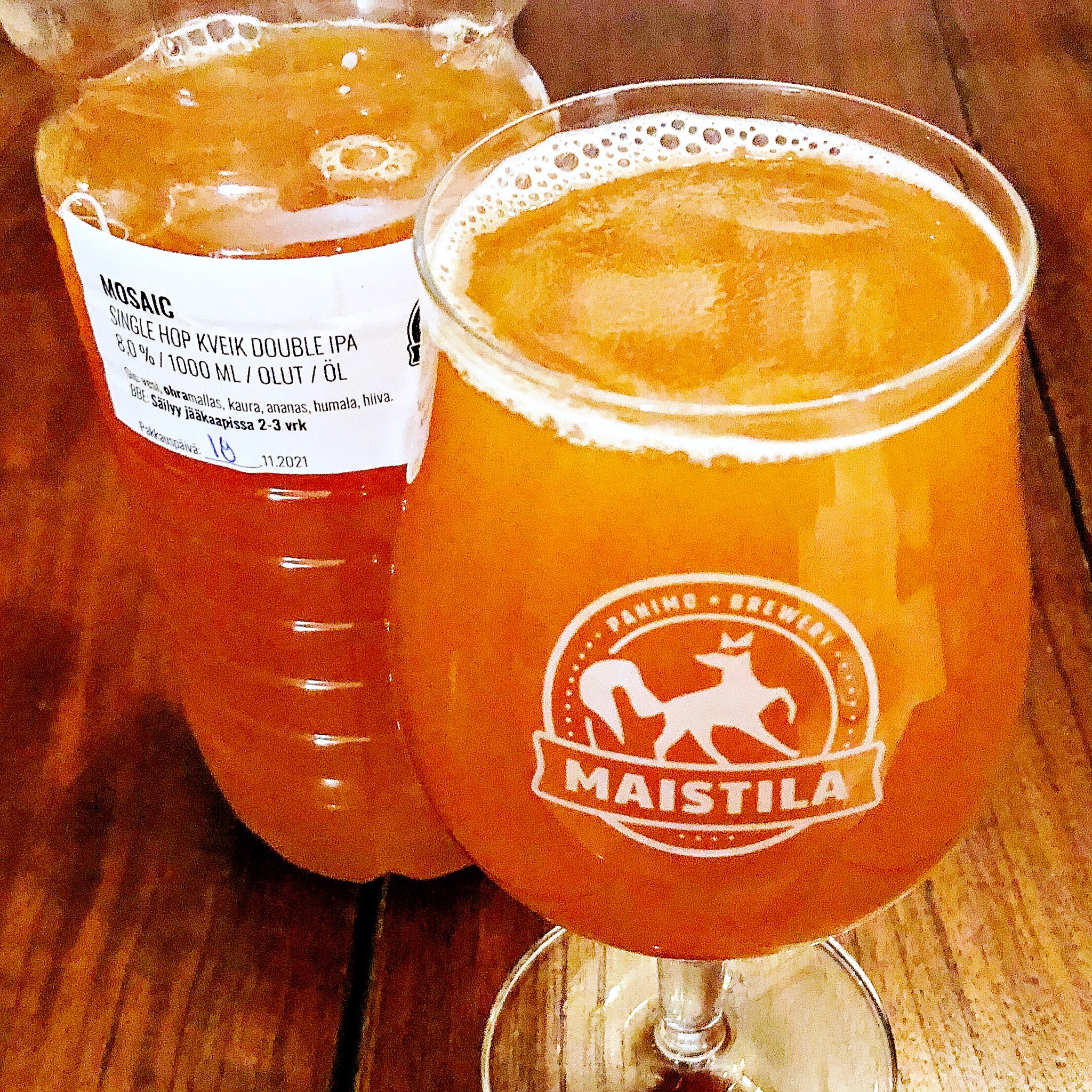 Mosaic Single Hop Kveik Double IPA, Finland