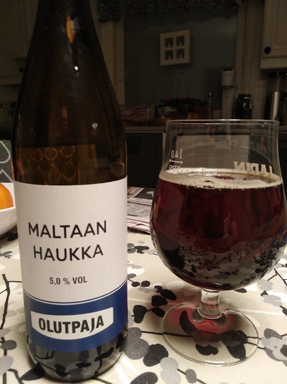 Maltaan Haukka 5.0 %, Finland
