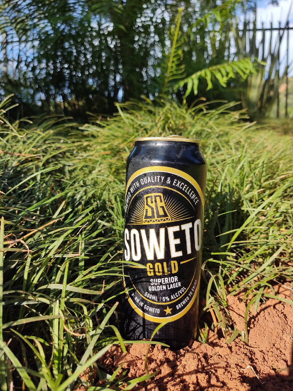 Soweto gold lager, South Africa