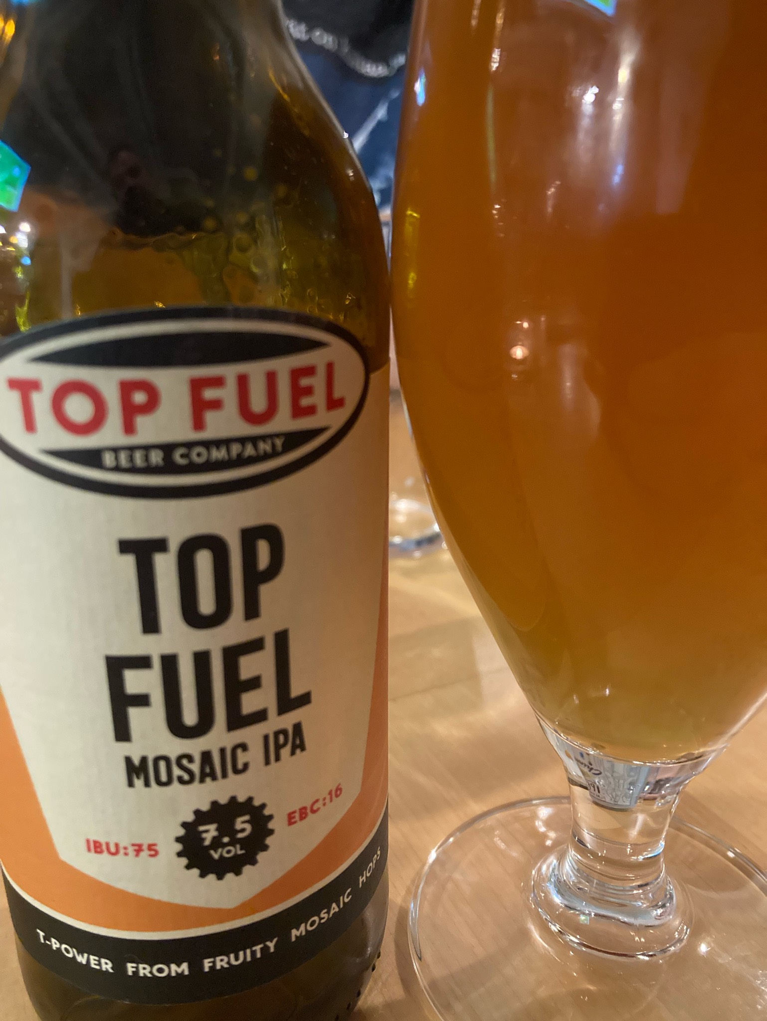 Top Fuel Mosaic IPA, Finland