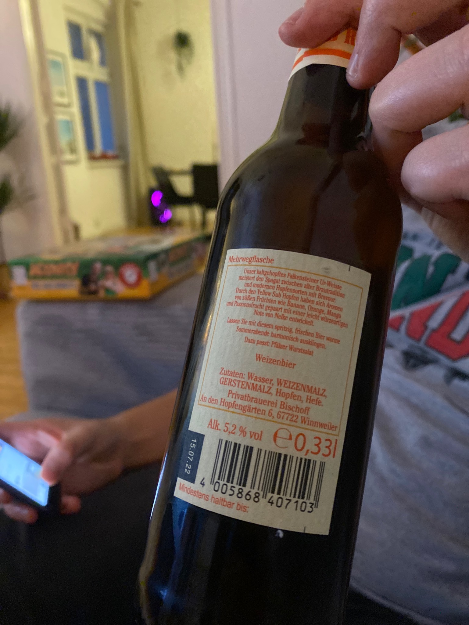 Falkensteiner Dry hopped wheat, Germany