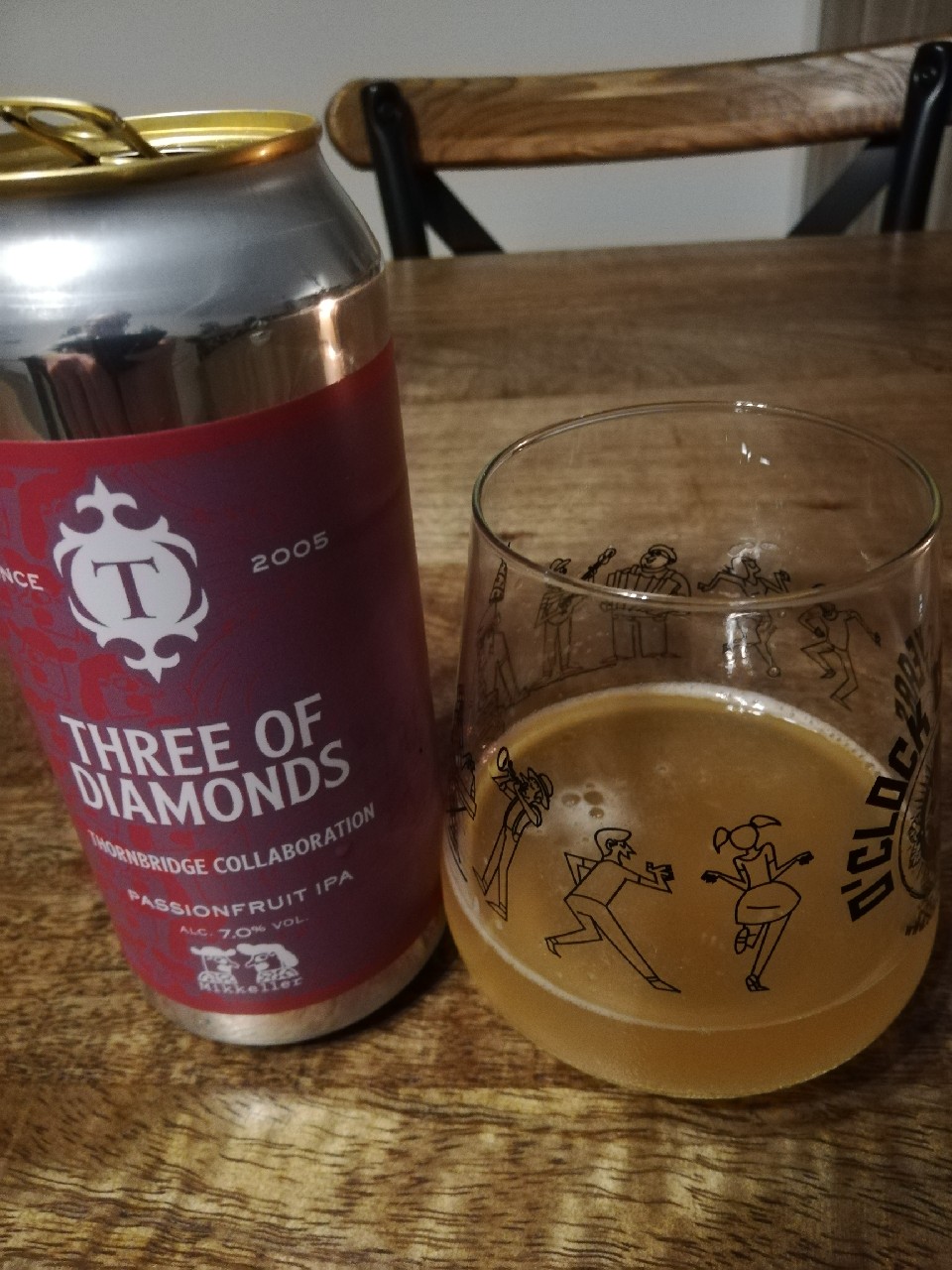 Three of diamonds, England