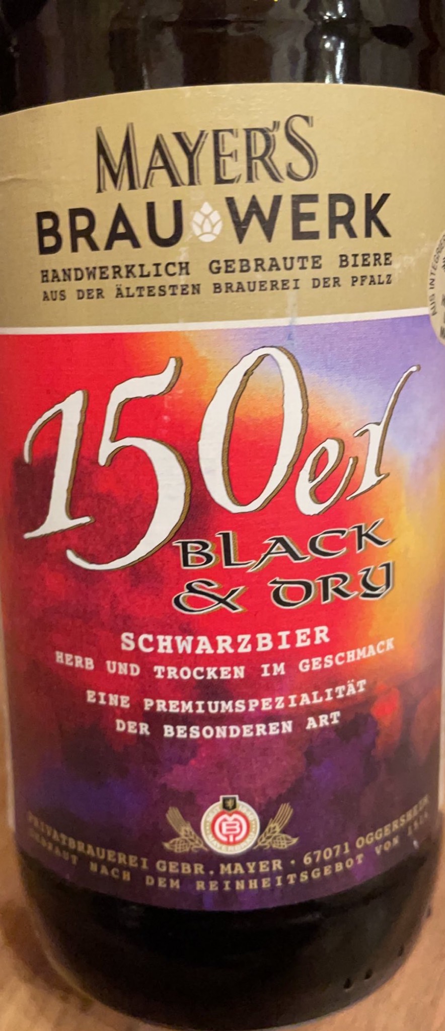 150er Black & Dry, Germany
