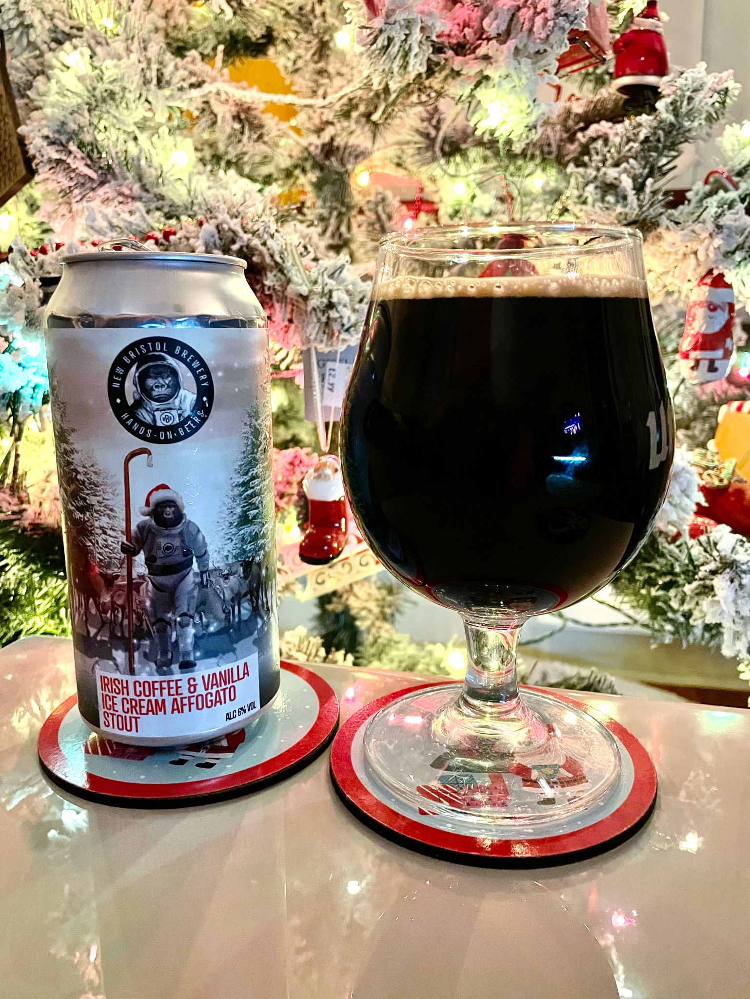 Irish coffee & vanilla ice cream affogato stout, England