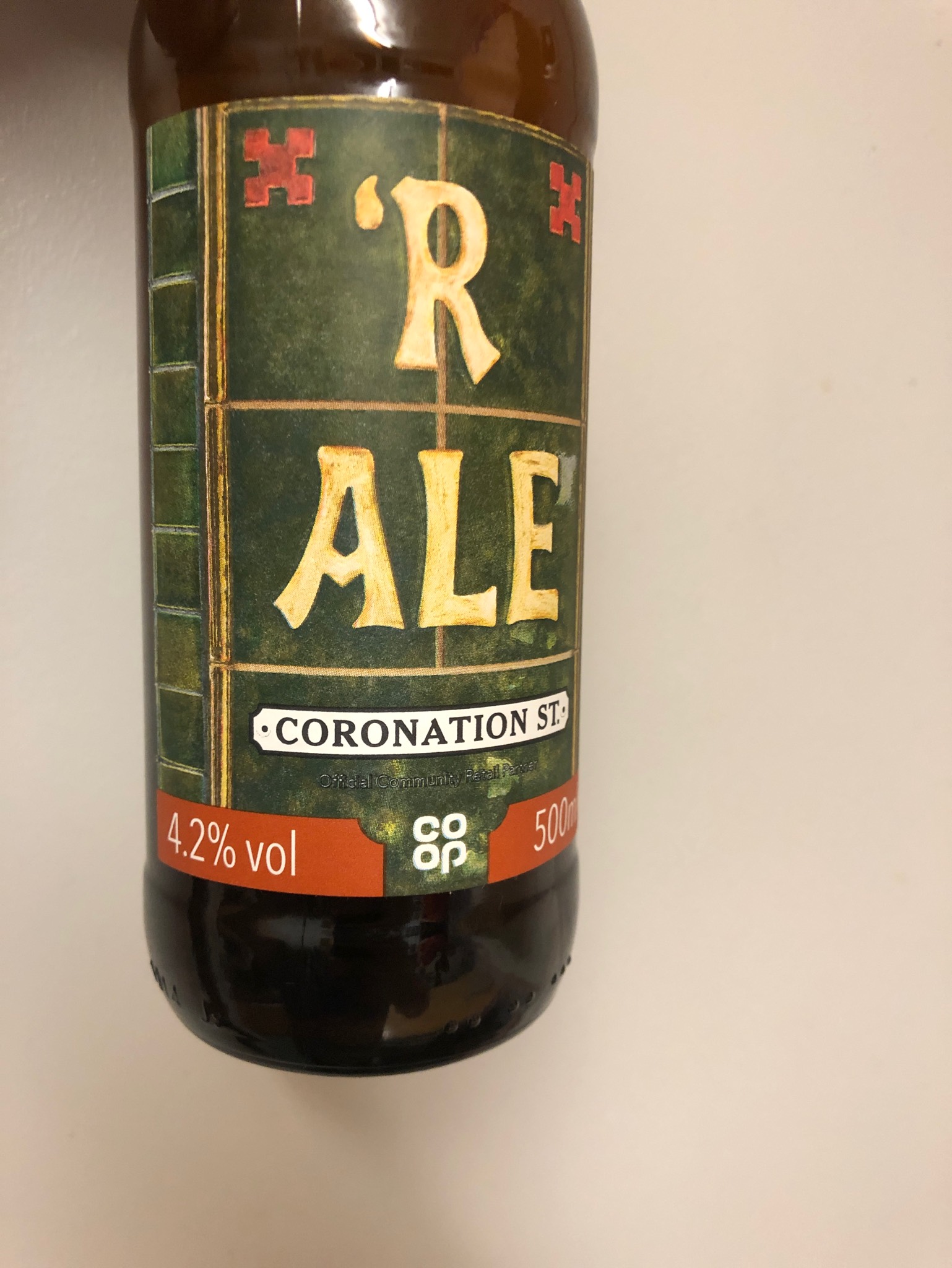 'R Ale - Coronation St., England