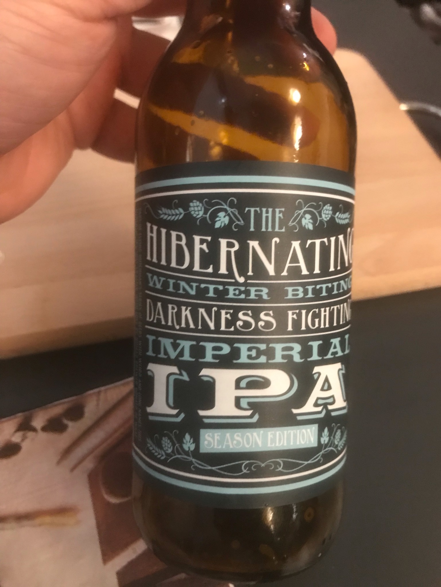 The Hibernating Winter Biting Darkness Fighting Imperial IPA, Finland