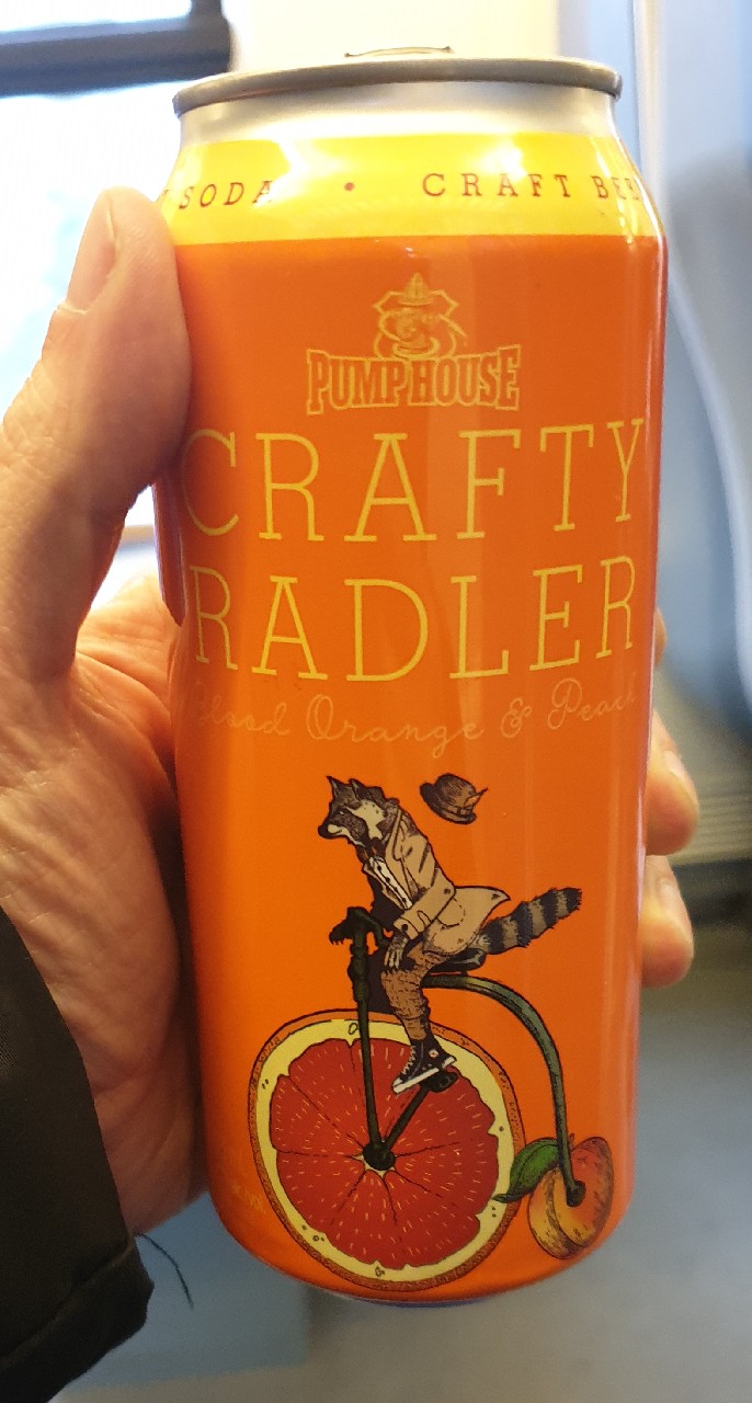Crafty radler blood orange & peach, Canada