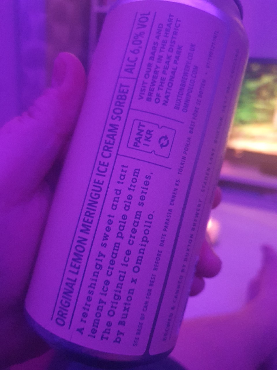 Original Lemon Meringue Ice Cream Sorbet, England