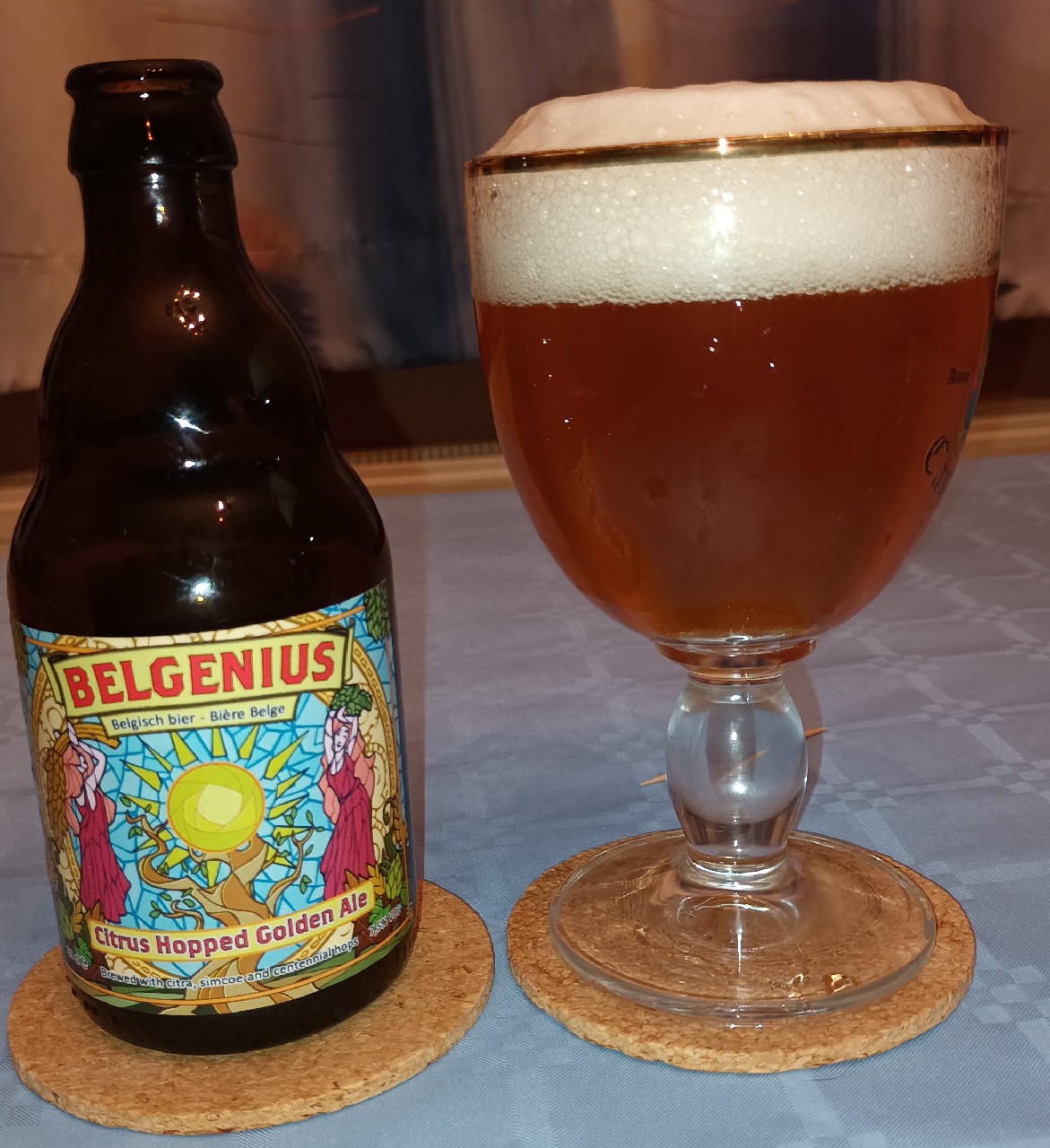 Belgenius Slow Brewed Golden Ale, Belgium