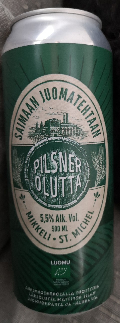 Saimaan Juomatehtaan Pilsner Olutta, Finland