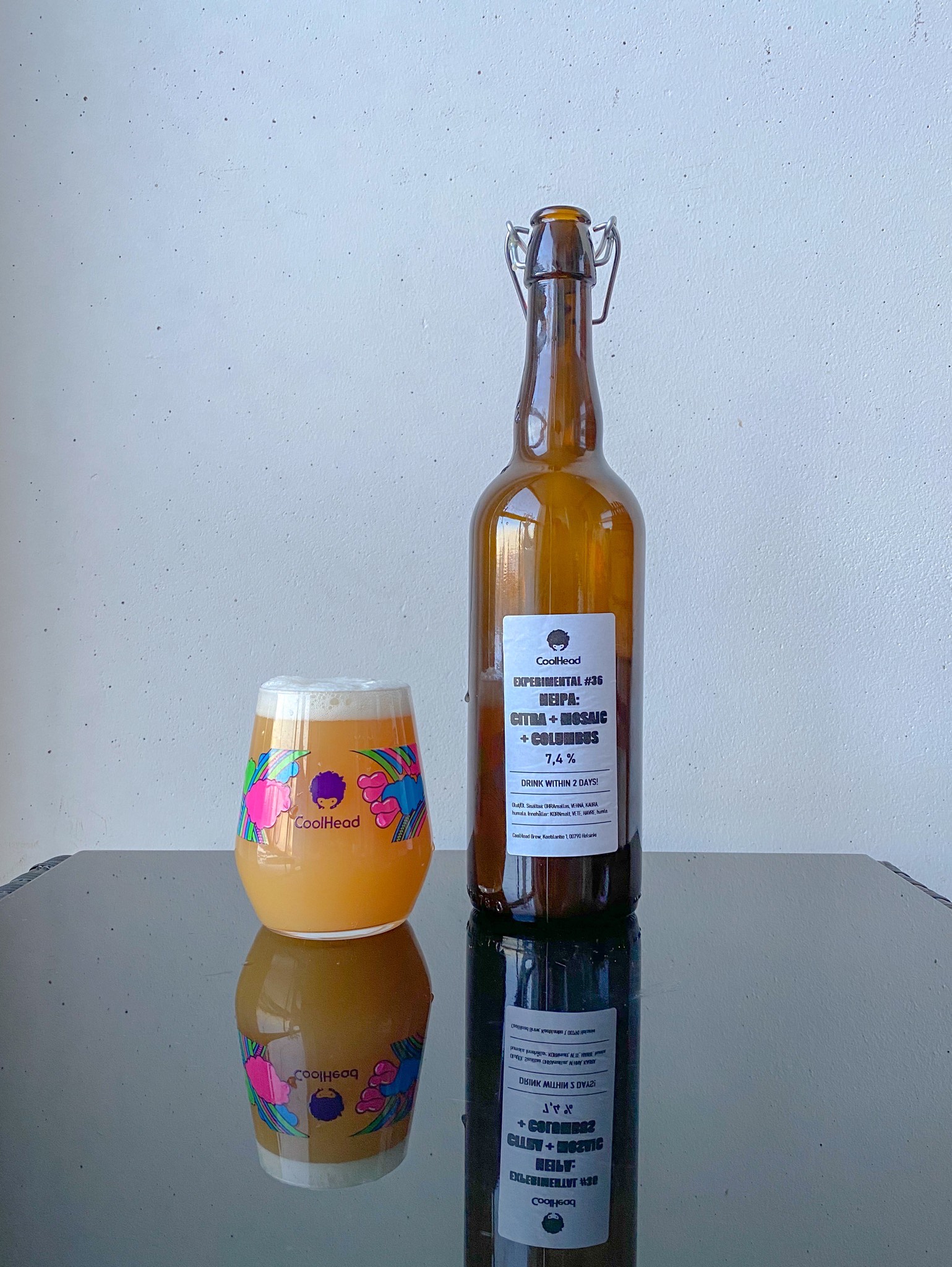 Experimental #36: NEIPA: Citra + Mosaic + Columbus, Finland
