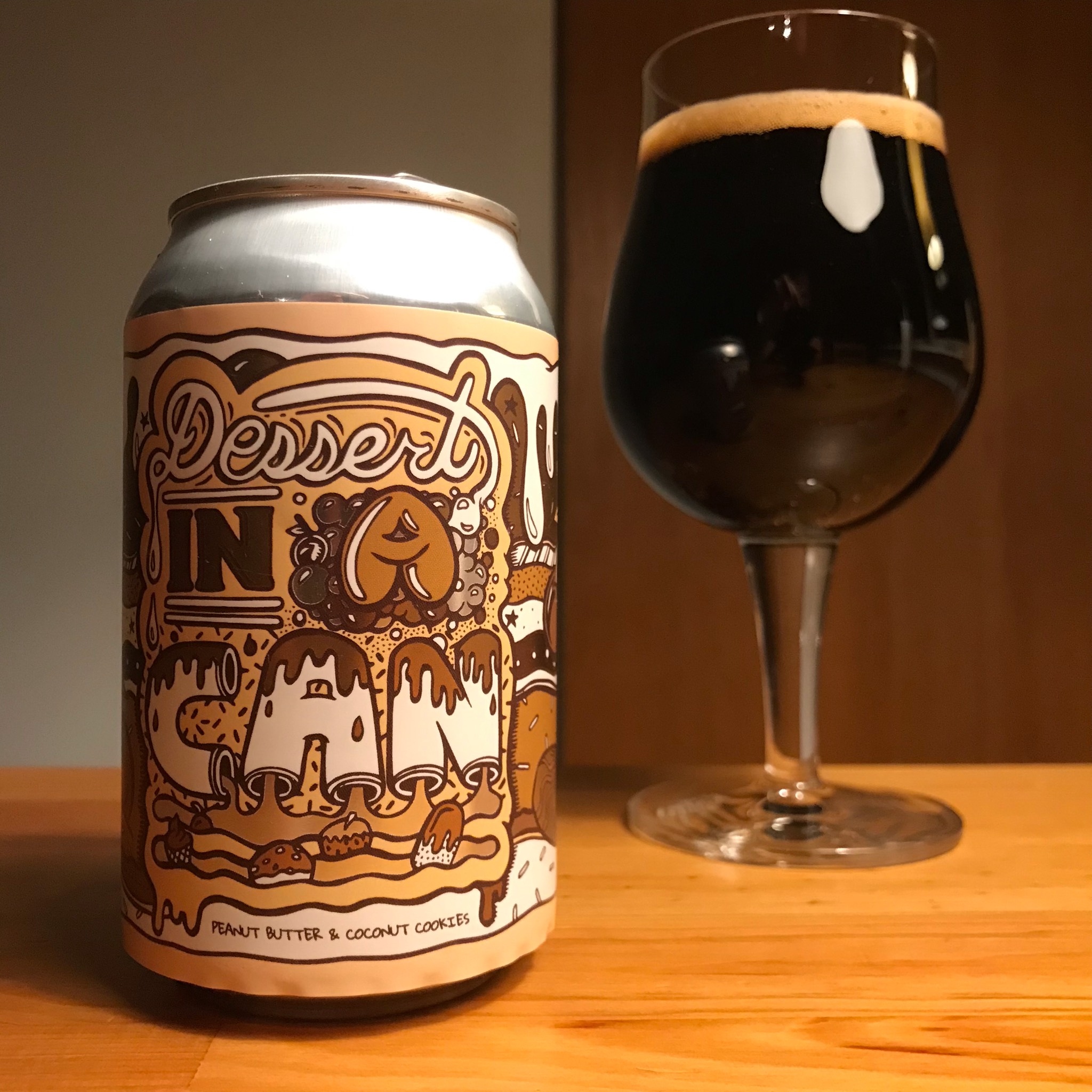 Dessert In A Can - Peanut Butter & Coconut Cookies, Norway