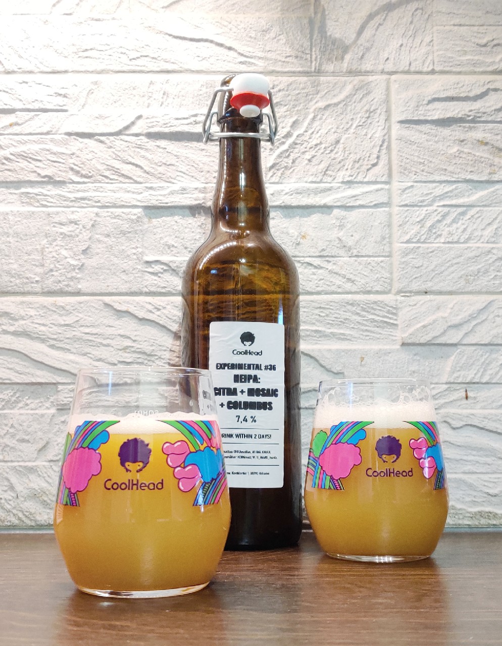 Experimental #36: NEIPA: Citra + Mosaic + Columbus, Finland