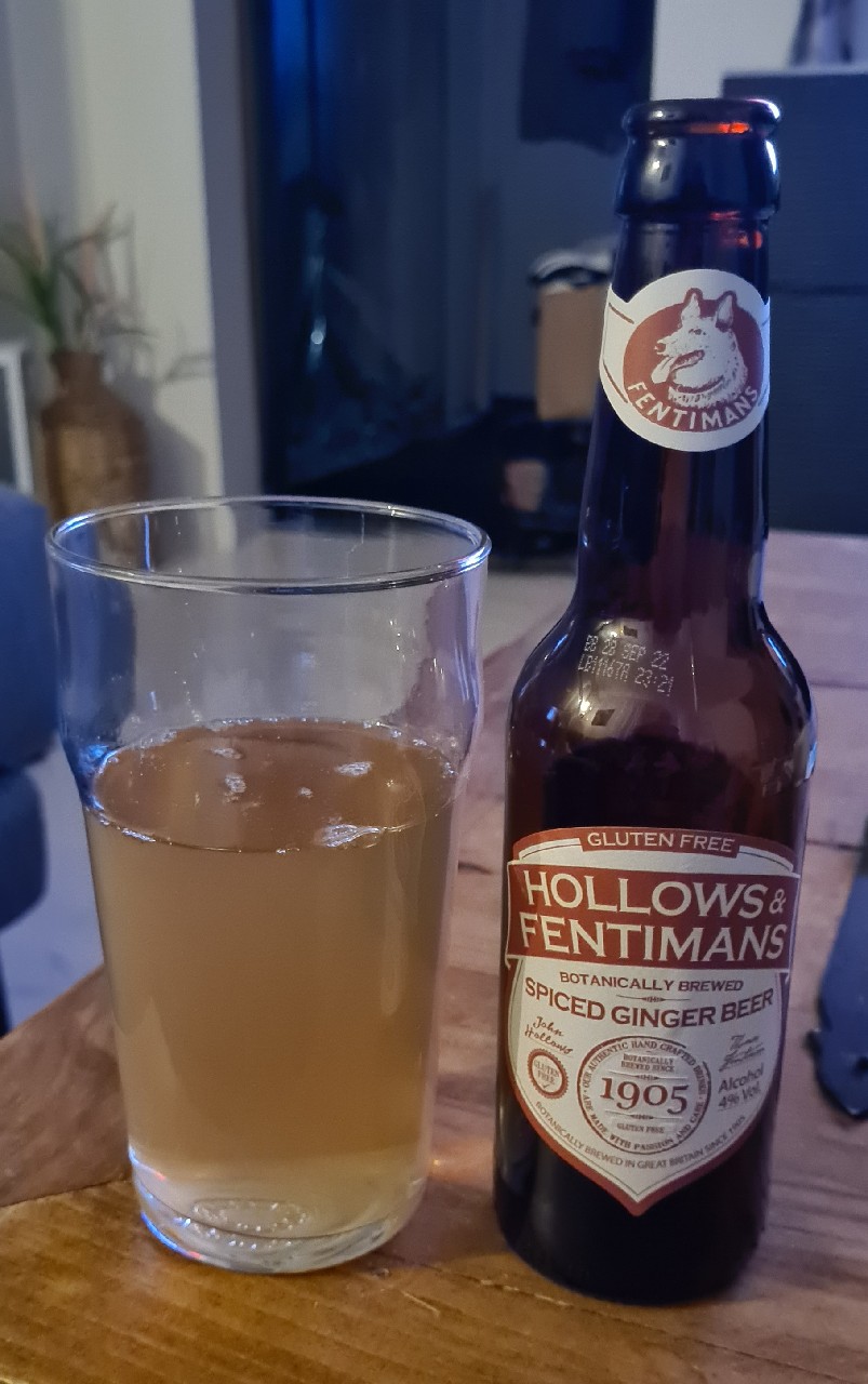 Hollows & Fentimans Spiced Ginger Beer, England