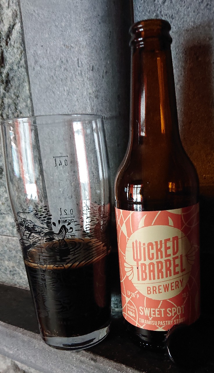 Sweet spot Tiramisu pastry stout, Wicked Barrel