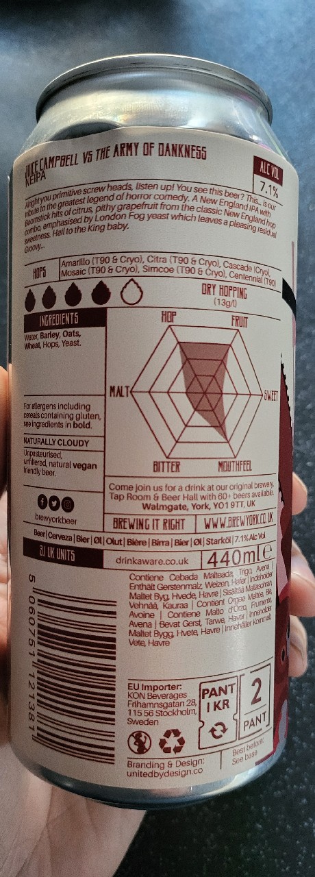 Juice Campbell vs The Army Of Darkness, England