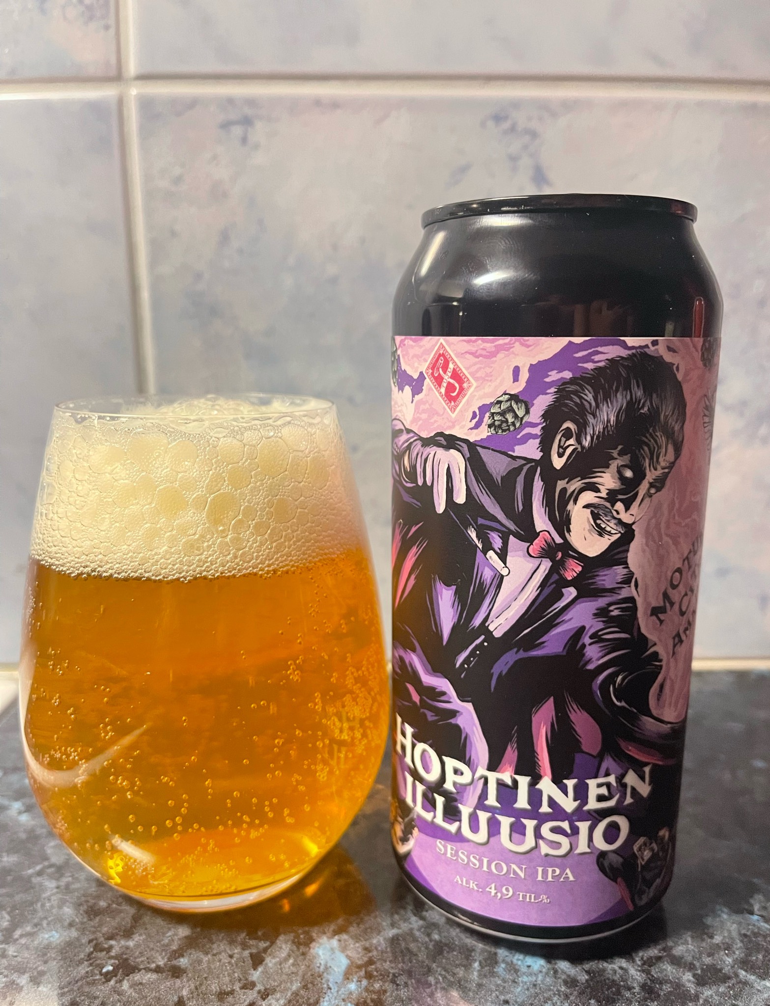 Hoptinen Illuusio: Motueka, Citra, Amarillo, Finland