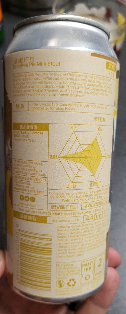 Live And Let Pie, England