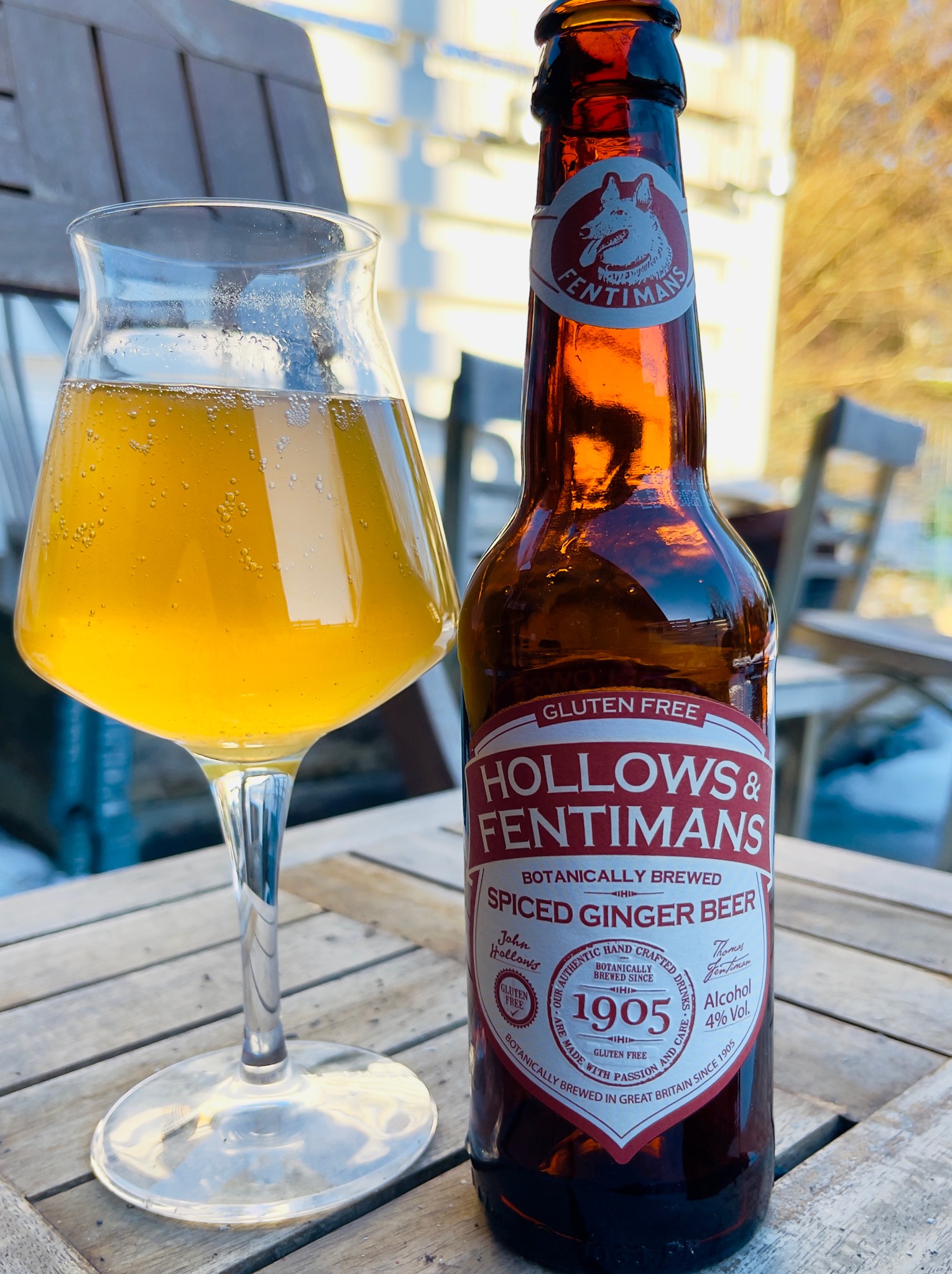 Hollows & Fentimans Spiced Ginger Beer, England