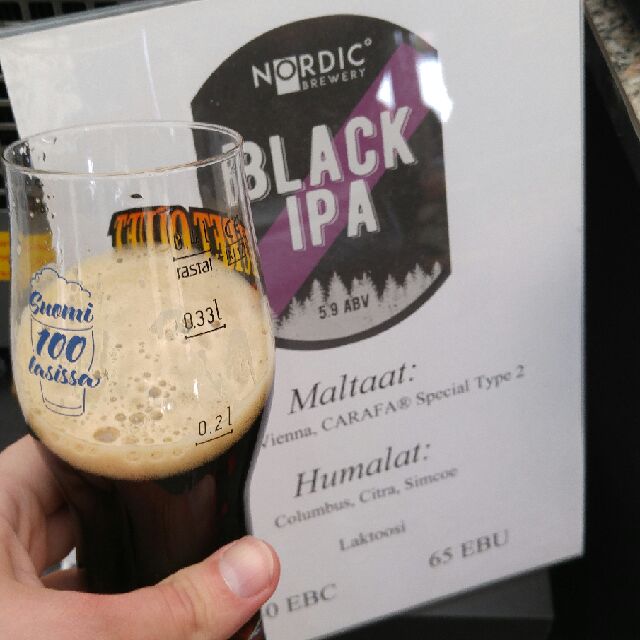 Nordic Brewery Black IPA, Finland