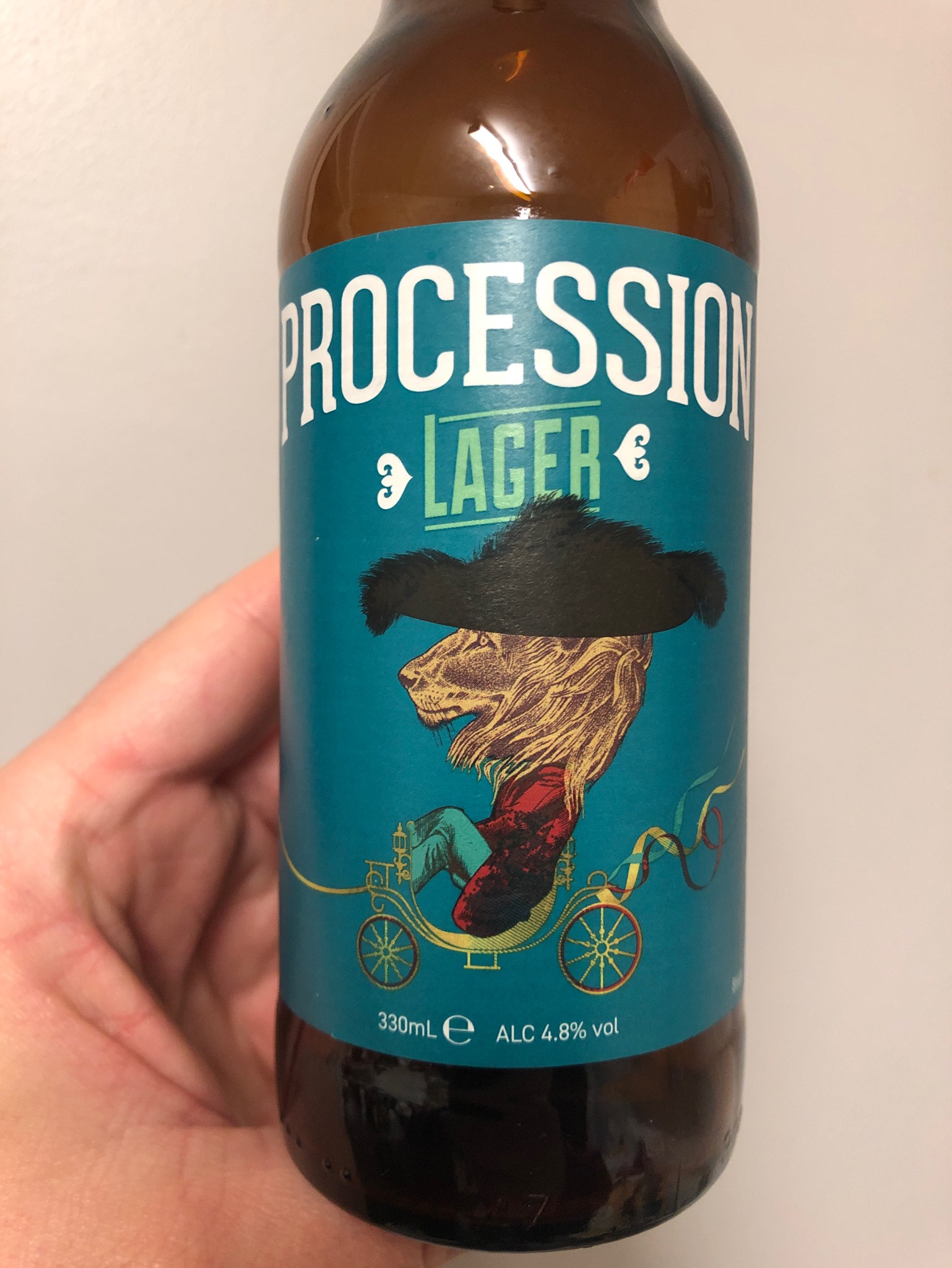 Procession lager, England
