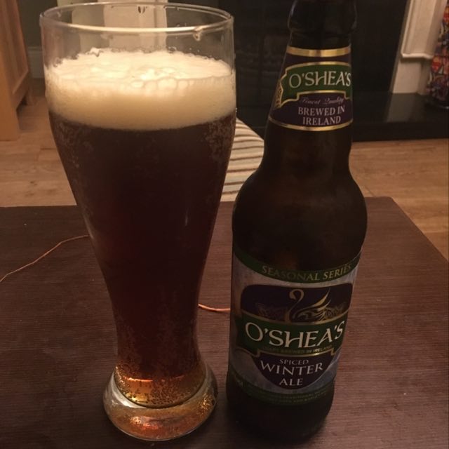 O'Shea's Spiced Winter Ale, England