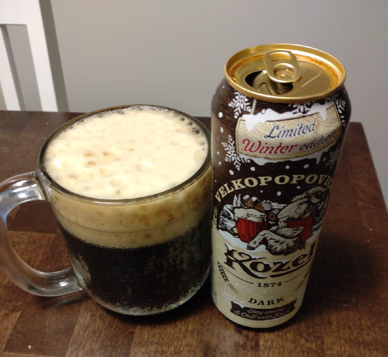 Velkopopovický Kozel Dark Limited Winter Edition, Czech Republic