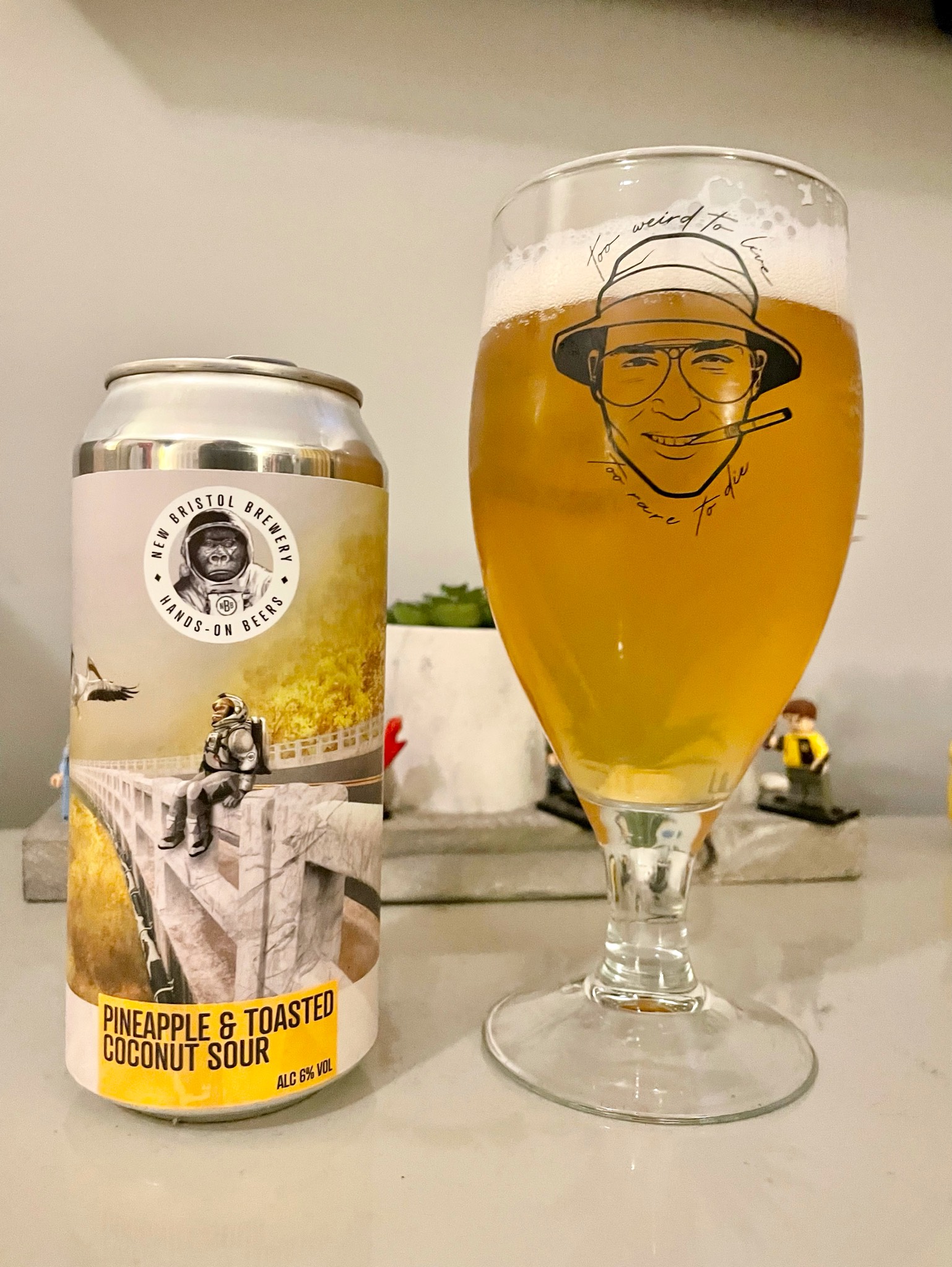Pineapple & toasted coconut sour, England
