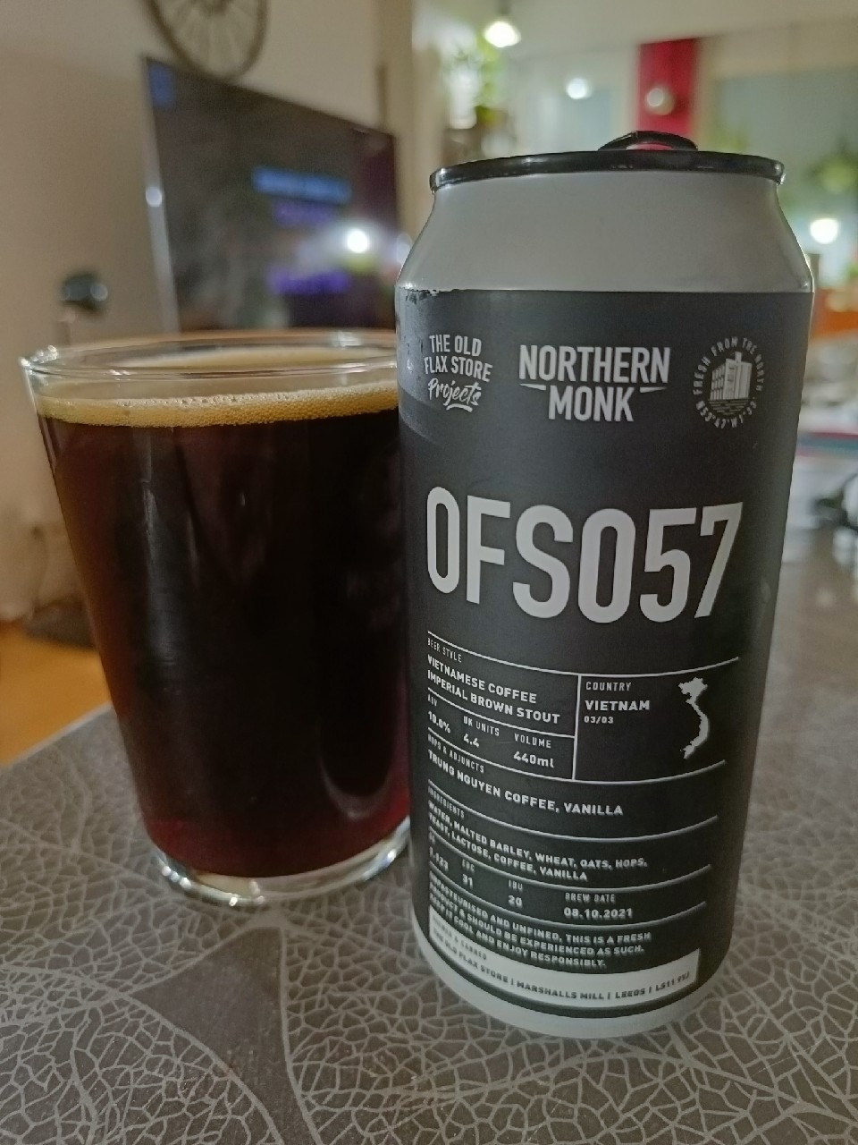 OFS057 // Vietnamese Coffee Imperial Brown Stout // Vietnam, England