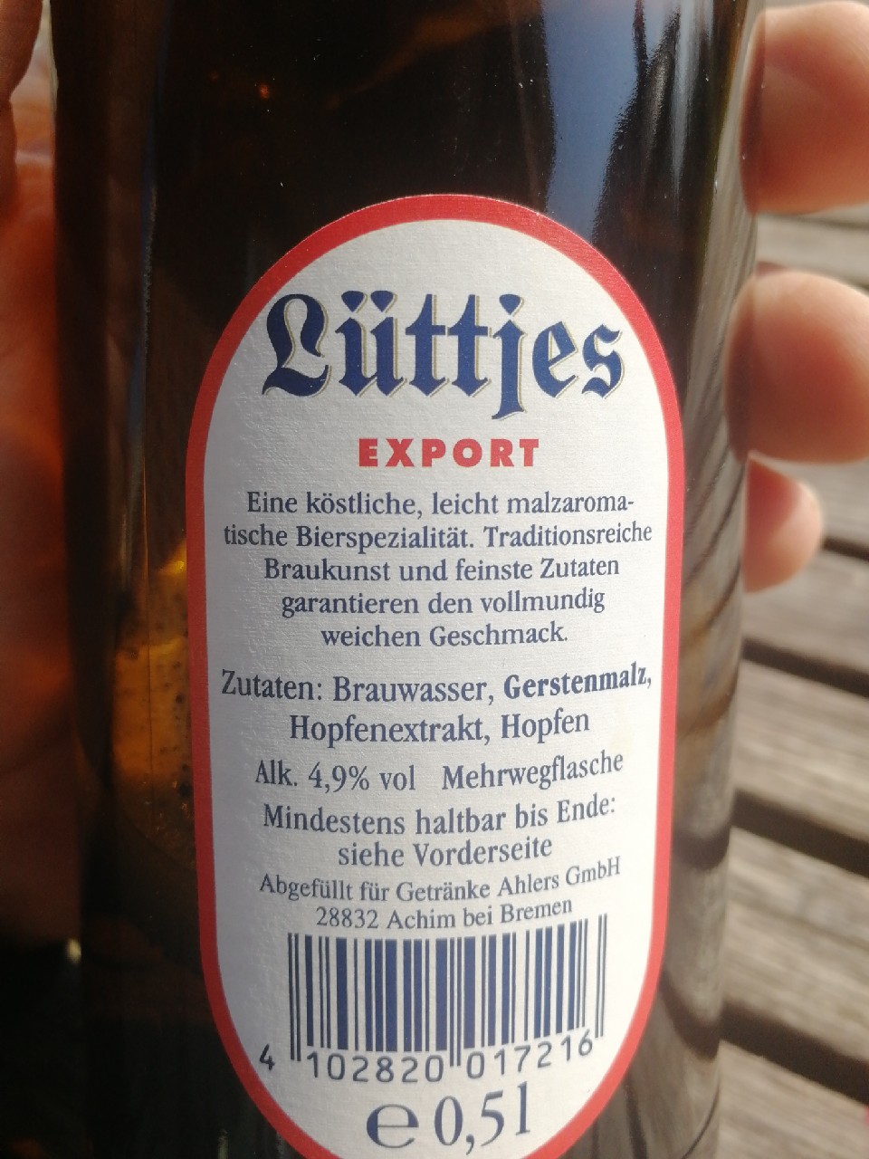 Lüttjes Export, Germany